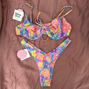 NWT kulani kinis x Lexi Hidalgo XL bikini set